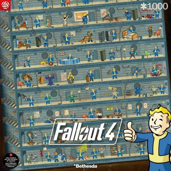 Fallout 4 Puzzle Perk Poster (1000 Teile)
